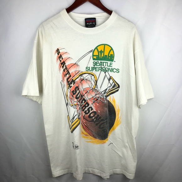 vintage supersonics shirt